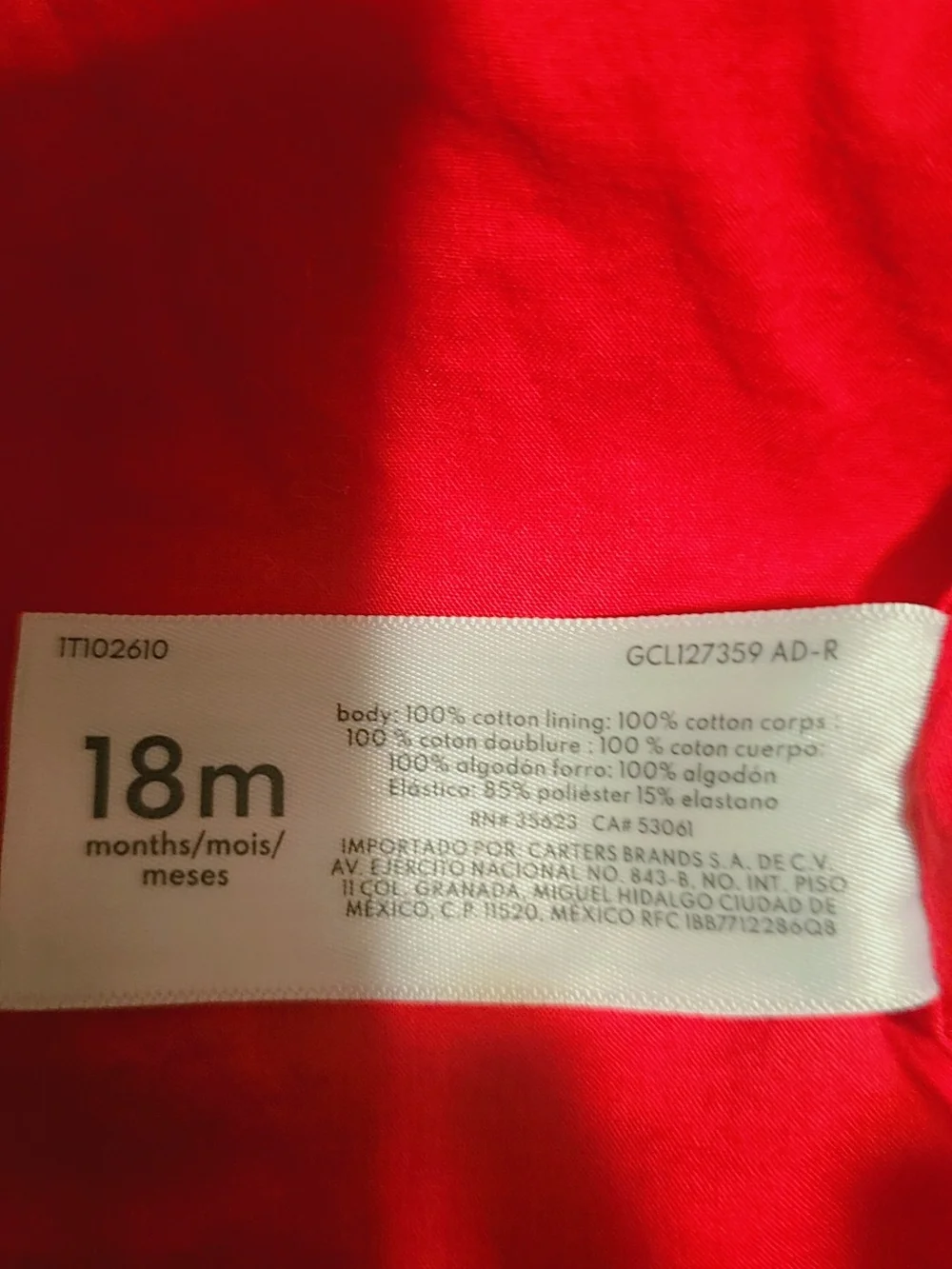 Carter's Bright Pink Knotted-Strap Cotton Dress